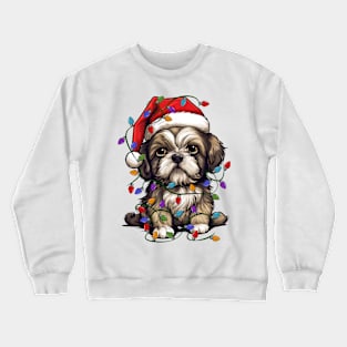 Christmas Puppy Crewneck Sweatshirt